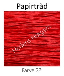 Papirtråd farve  22 rød